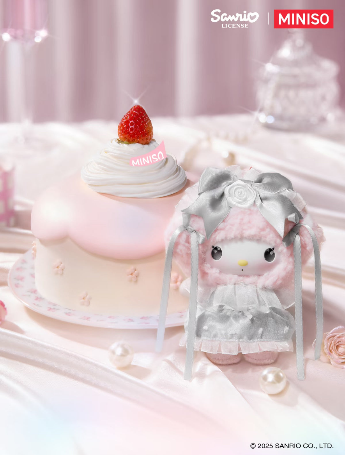 Miniso x Sanrio Characters Rose Garden Series Vinyl Plush