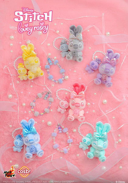 Hot Toys x Cosbi x Disney Stitch Lovey Rosey Plush Keychain