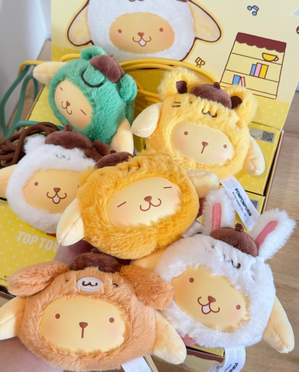 TOPTOY x Sanrio Pompompurin Good Friends Vinyl Plush
