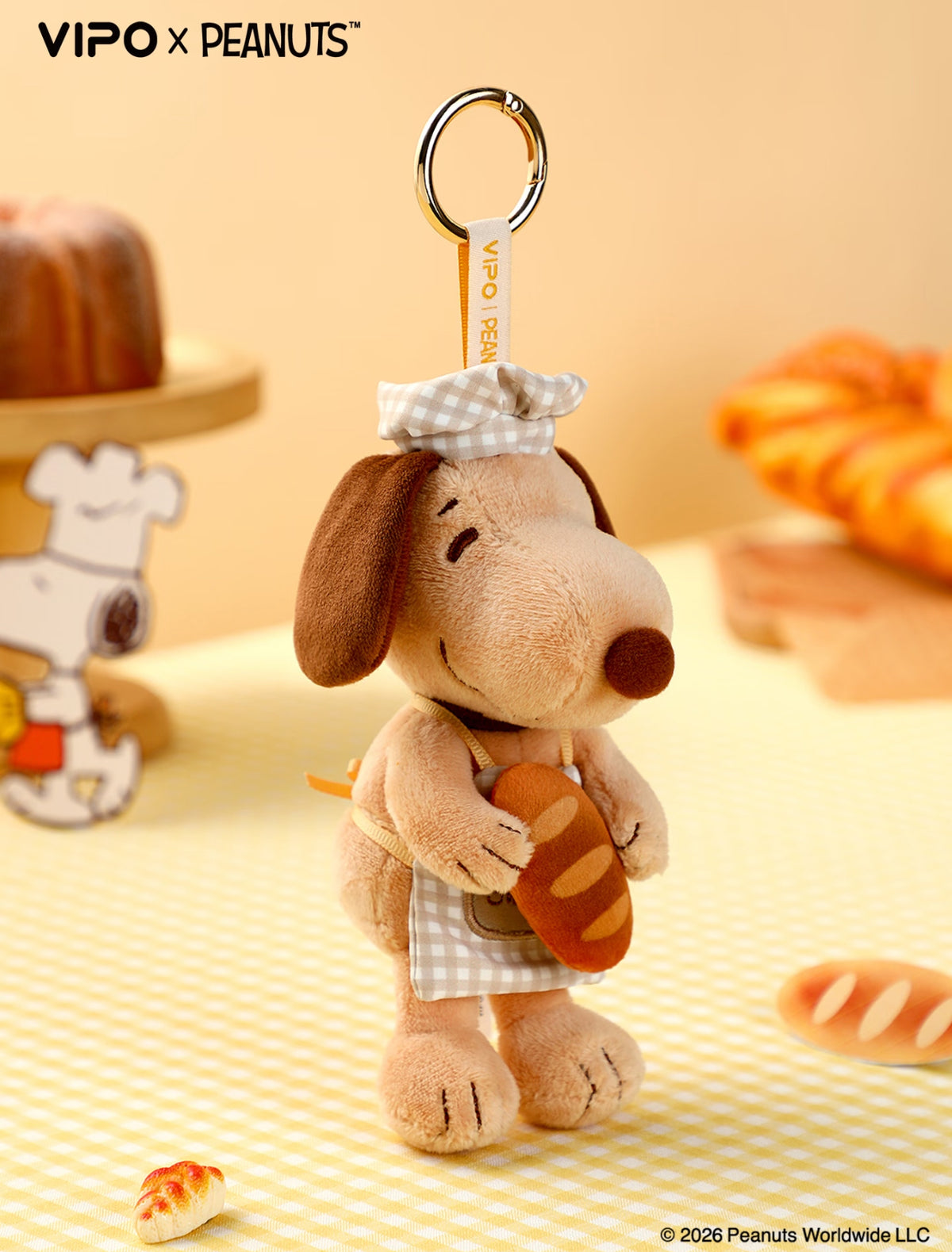 Vipo x Peanuts Snoopy Bakery Plush