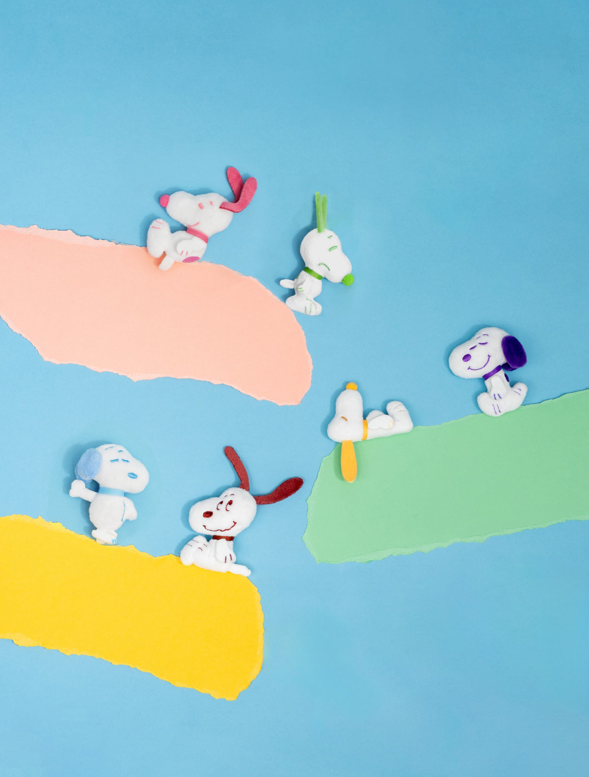 Youmai x Peanuts Snoopy Colorful Daily Life Series Plush Toy Badge