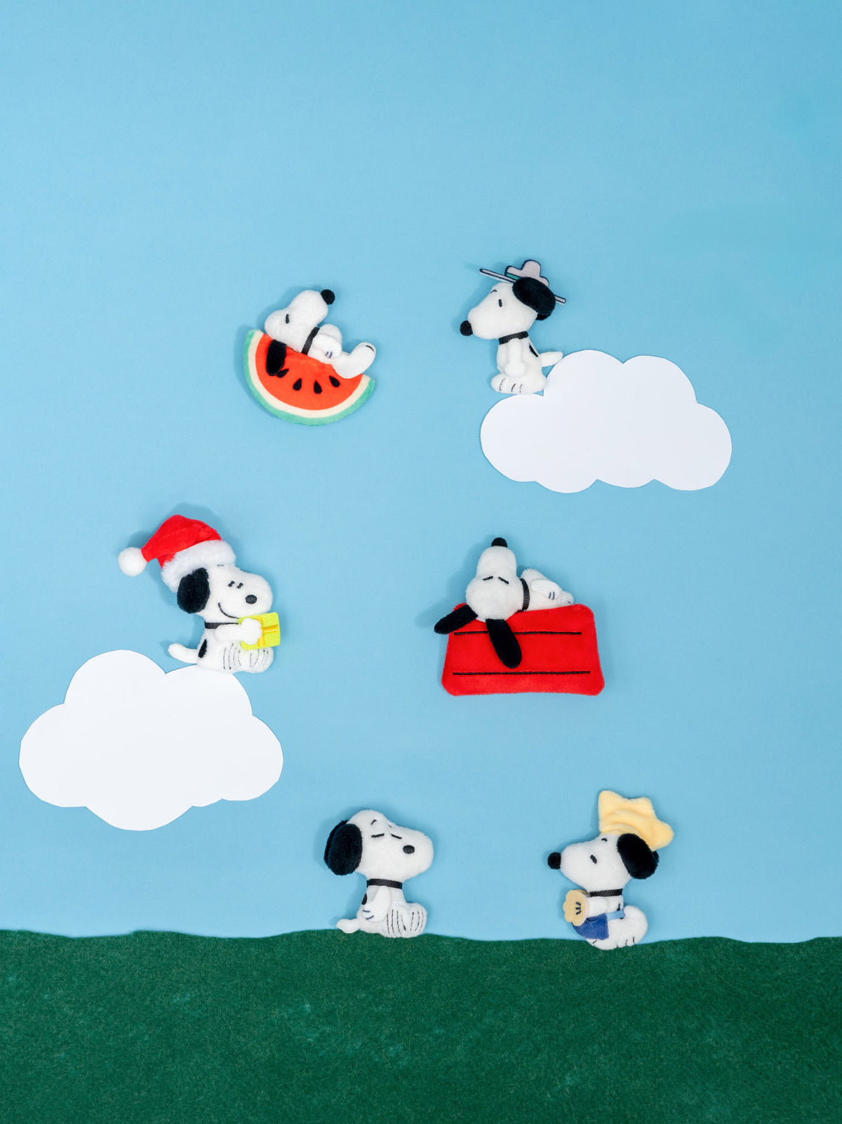 Youmai x Peanuts Snoopy Colorful Daily Life Series Plush Toy Badge