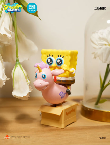 Cimon x SpongeBob SquarePants Rocking Horse Series Posable Figure