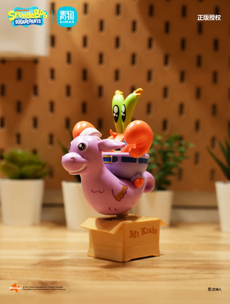 Cimon x SpongeBob SquarePants Rocking Horse Series Posable Figure