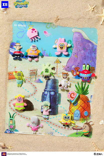 X11 Space x SpongeBob SquarePants Bikini Botton Day Trip Series 1 Magnetic Plush
