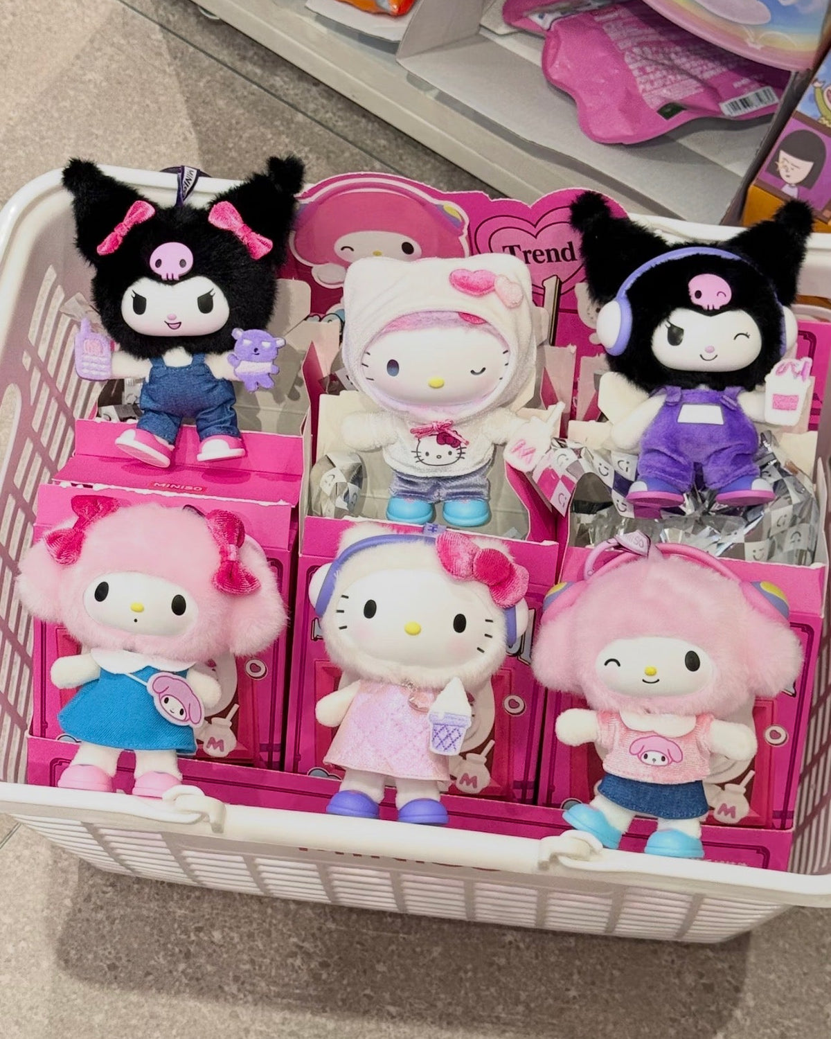 Miniso x Sanrio Characters Sweet & Cool Series Vinyl Plush
