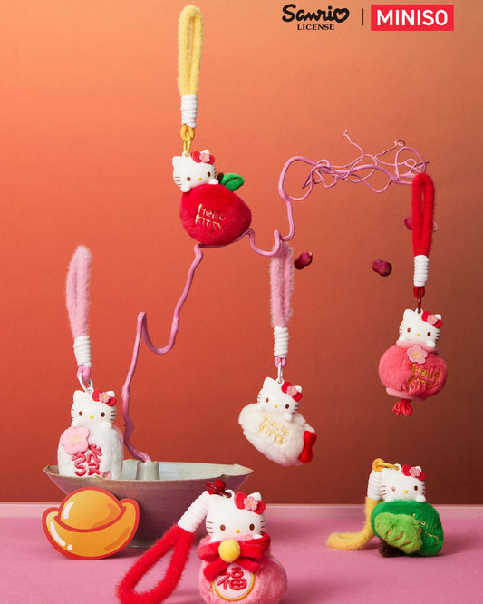  Miniso x Sanrio Hello Kitty Spring Festival Fragrance Vinyl Plush