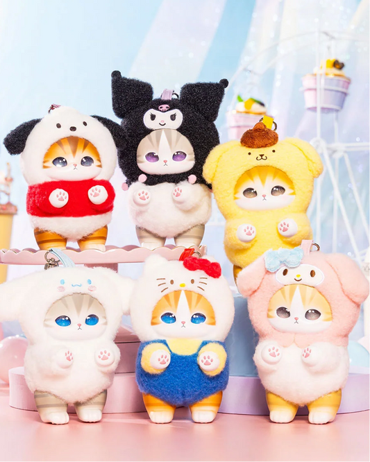 Kiramekko Mofusand x Sanrio Characters Vinyl Plush