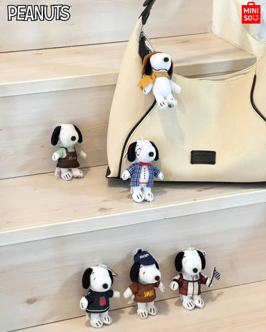 Miniso x Peanuts Snoopy 75 Years Anniversary Plush Doll Ornaments