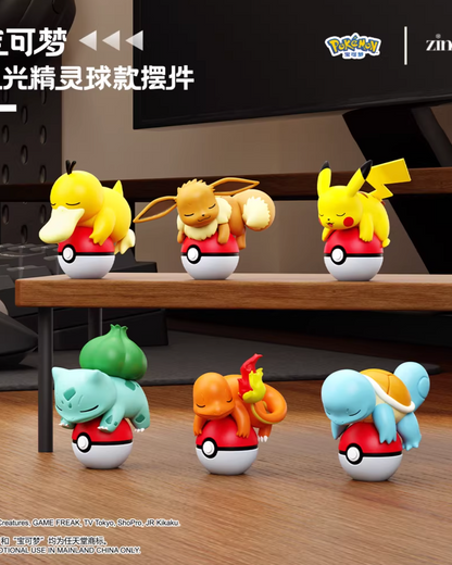 Pokemon Luminous Poke Ball Mini Figures