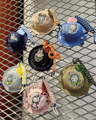Pop Mart x The Monsters Labubu Fall In Wild Series Bucket Hat Mini Bag