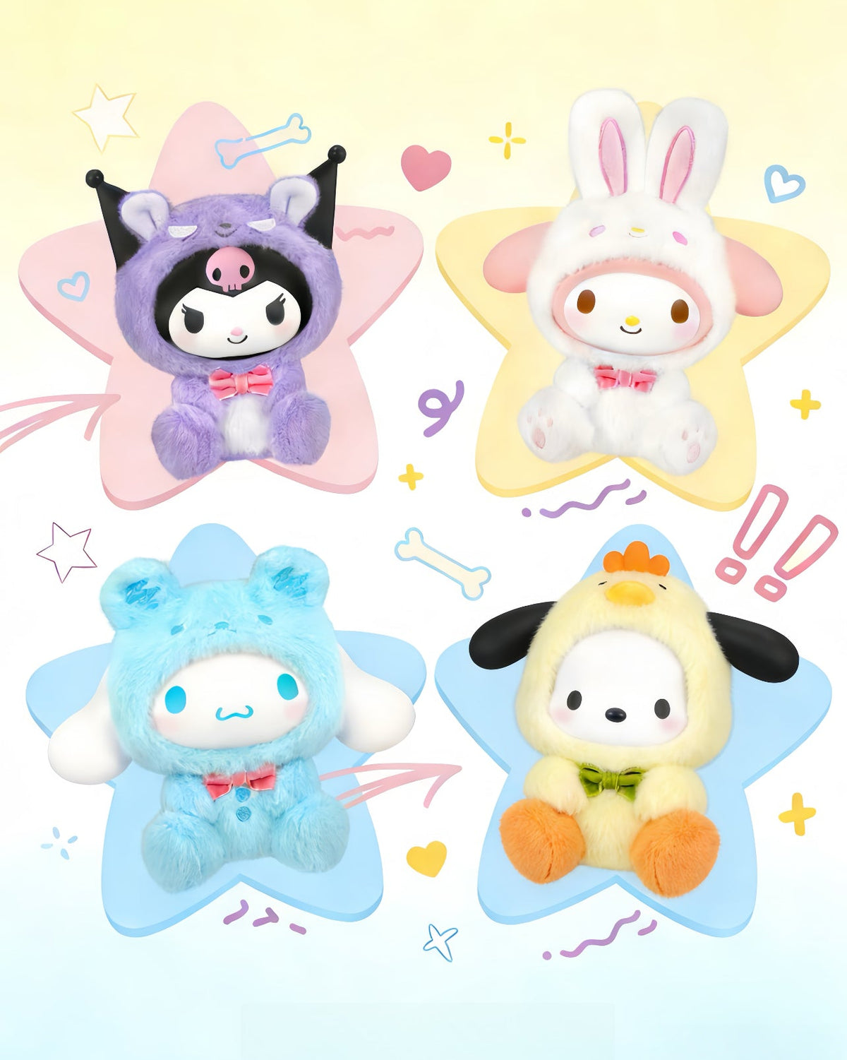 LDCX Lab x Sanrio Characters and Friends Series Vinyl Plush