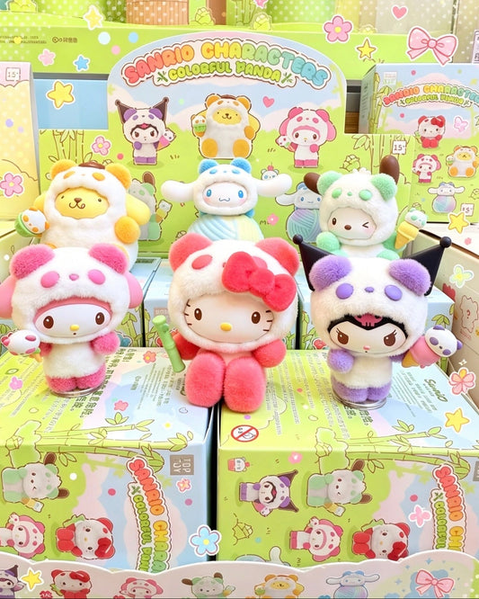 TOPTOY x Sanrio Characters Colorful Panda Series Figure