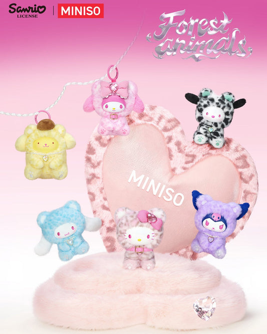 Miniso x Sanrio Characters Forest Animal Vinyl Plush