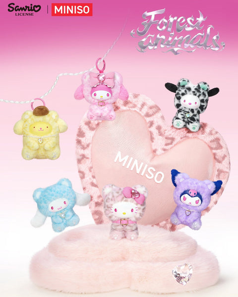Miniso x Sanrio Characters Forest Animals Vinyl Plush