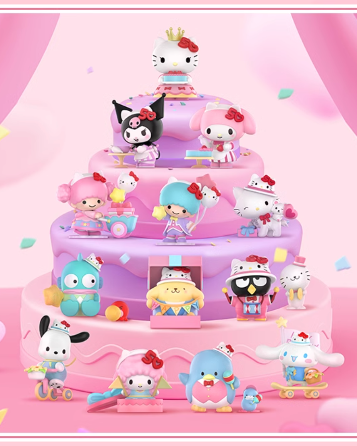 ゲームキャラクター POPMART Hello Kitty 50th Anniversary Pop Mart ゲームキャラクター POPMART Hello Kitty 50th Anniversary Pop Mart
