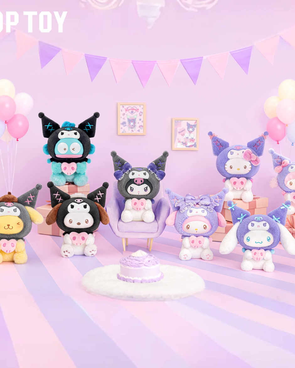 TOPTOY x Sanrio Characters Kuromi Party Vinyl Plush – WooHoo New York