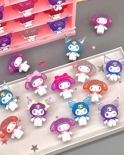 TOPTOY x Sanrio My Melody & Kuromi  Ramune-Style Mini Figures