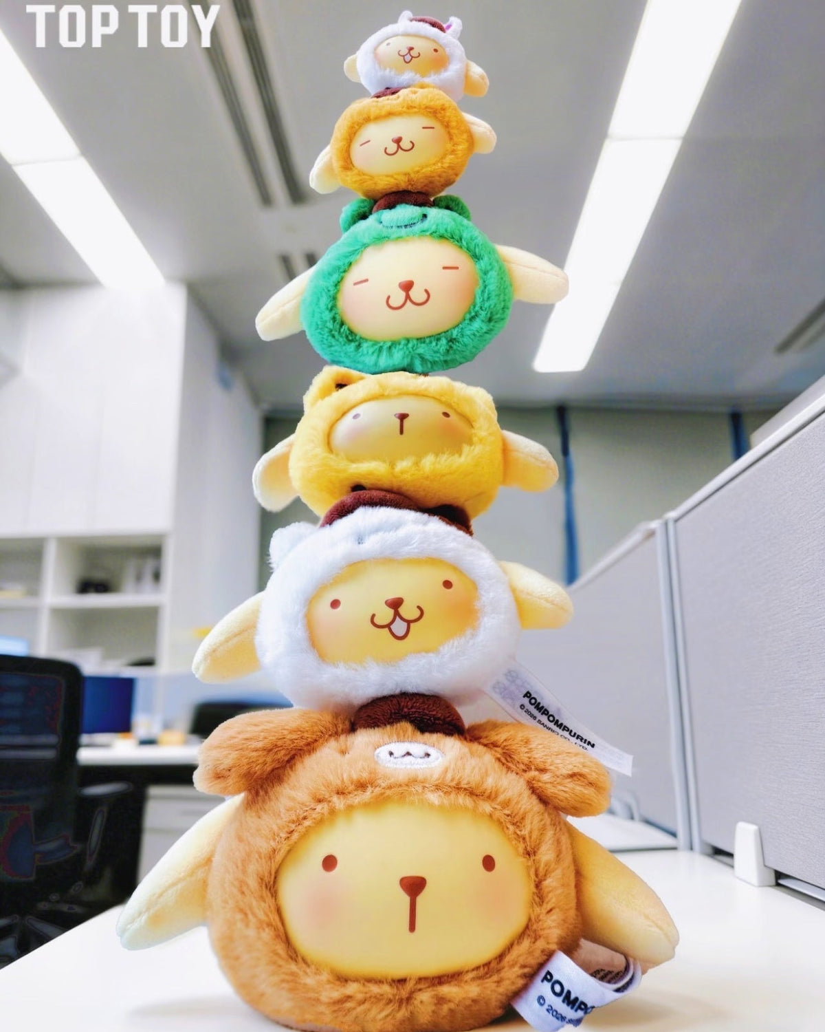 TOPTOY x Sanrio Pompompurin Good Friends Vinyl Plush