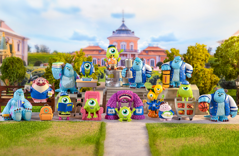 Pop Mart x Disney Pixar Monsters University Oozma Kappa Fraternity