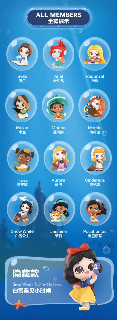 Pop Mart x Disney Princess Childhood – WooHoo New York