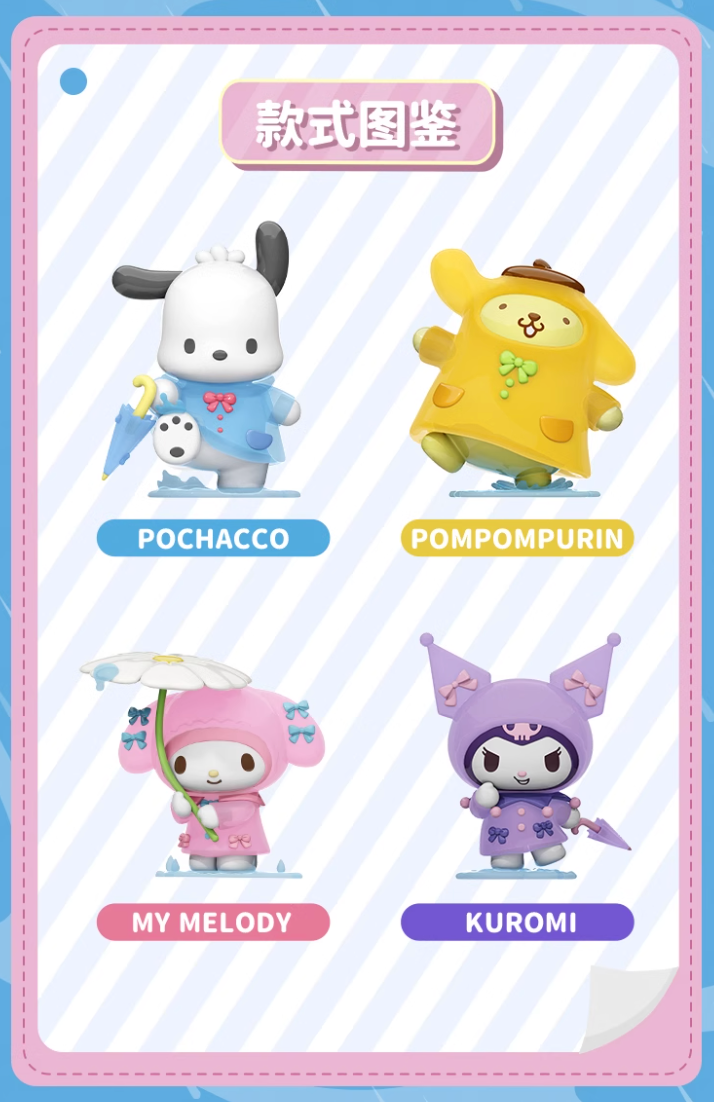 Langbowang x Sanrio Characters It's Raining Day