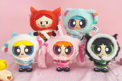 [Pre-Order, Ships Mar 2025] TOPTOY x The Powerpuff Girls Animal Cape Vinyl Plushy