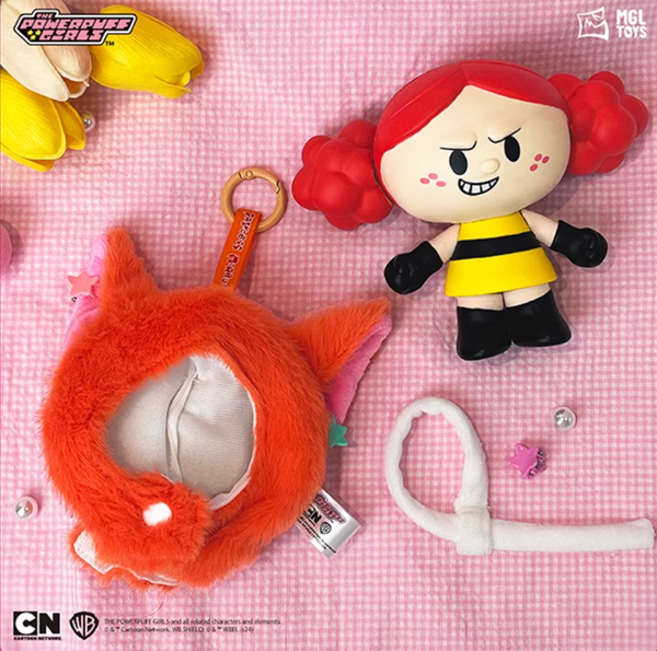 [Pre-Order, Ships Mar 2025] TOPTOY x The Powerpuff Girls Animal Cape Vinyl Plushy