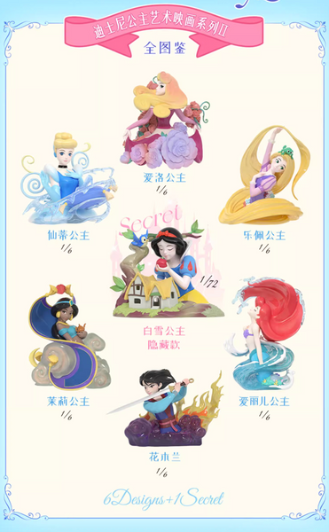 52toys x Disney Princess Art Gallery Series II