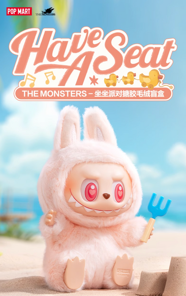 [Pre-Order, Ships Apr 2025] Pop Mart x The Monster Labubu Have A Seat Plushy