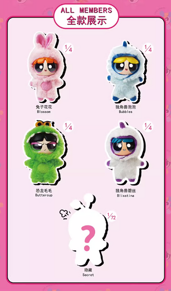 [Pre-Order, Ships Mar 2025] MGL Toys x The Powerpuff Girls Party Vinyl Plushy