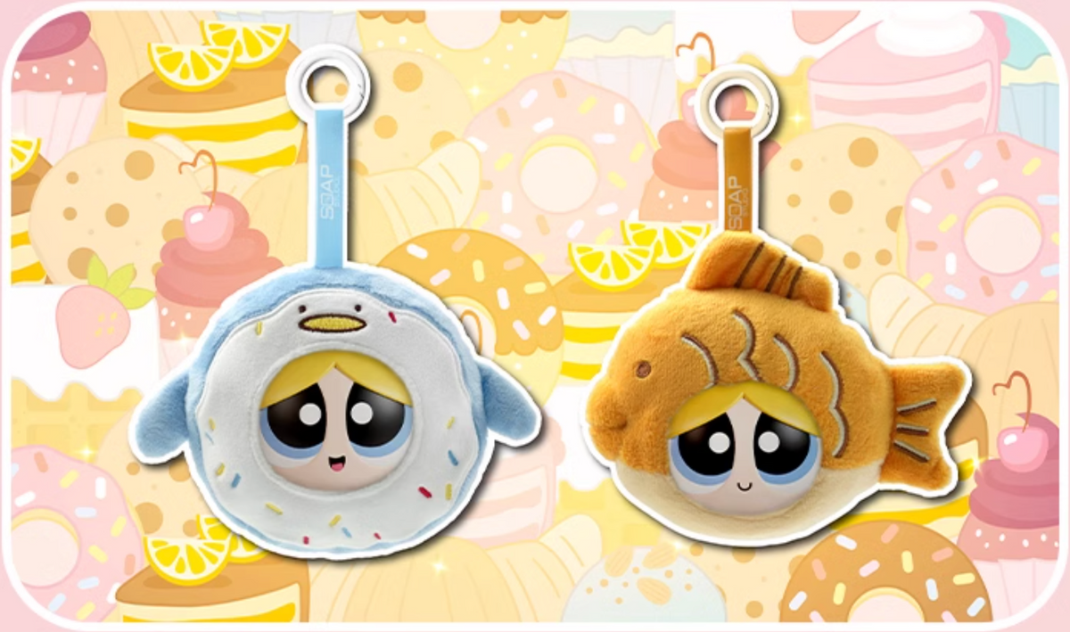 Soap Studio x The Powerpuff Girls Pastry Factory Plush Ornament