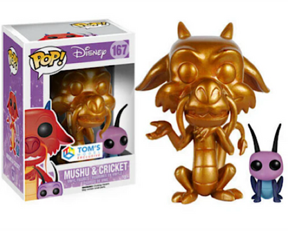 Funko Pop! x Disney Mushu & Cricket #167 Tom's Model Exclusive