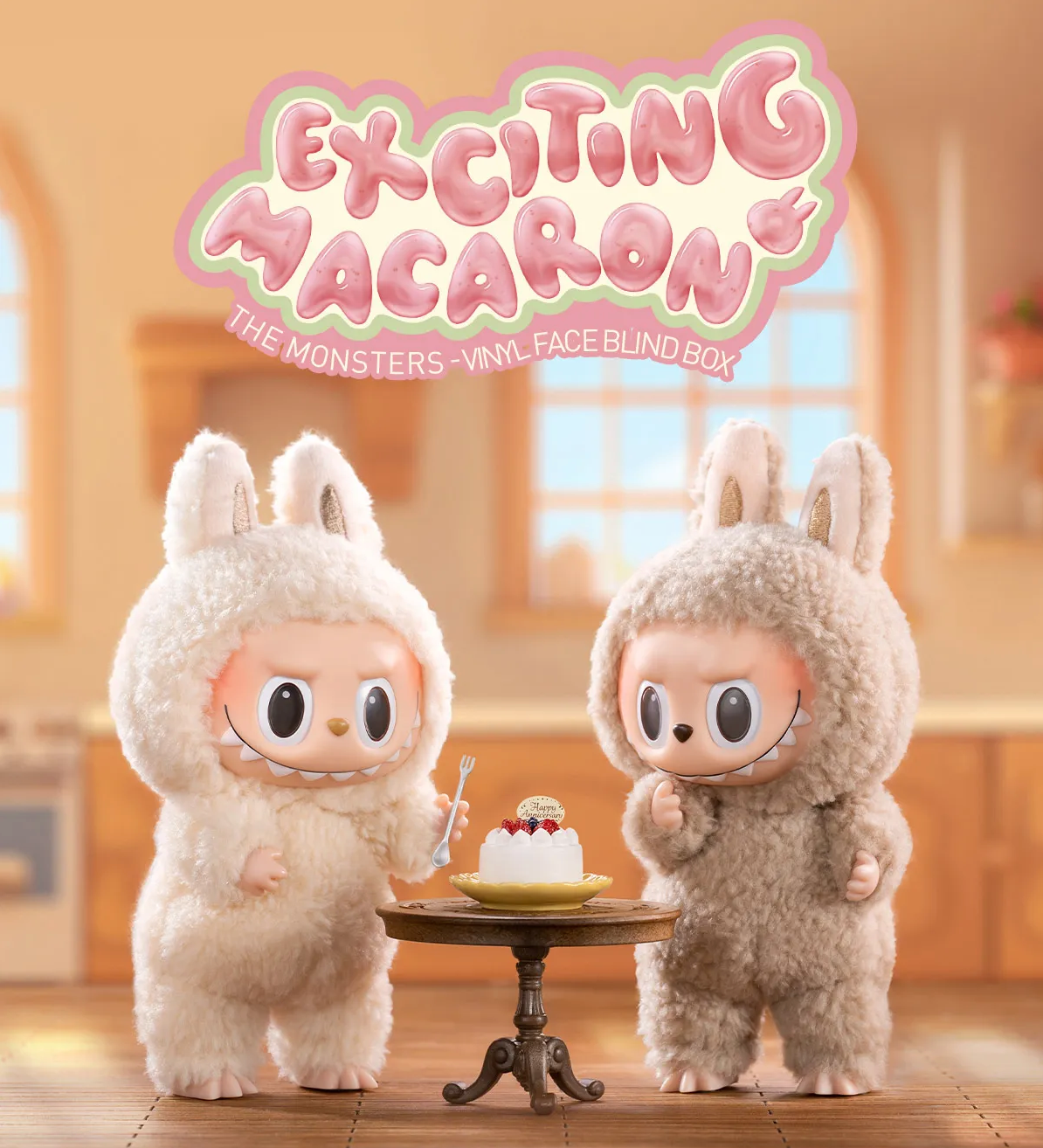Pop Mart x The Monsters Labubu Exciting Macaron Vinyl Plush