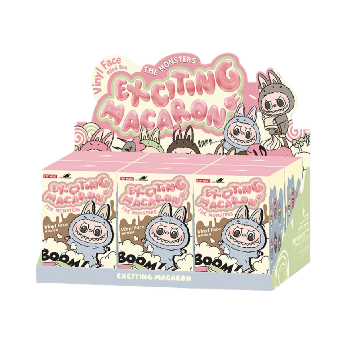 Pop Mart x The Monsters Labubu Exciting Macaron Vinyl Plush