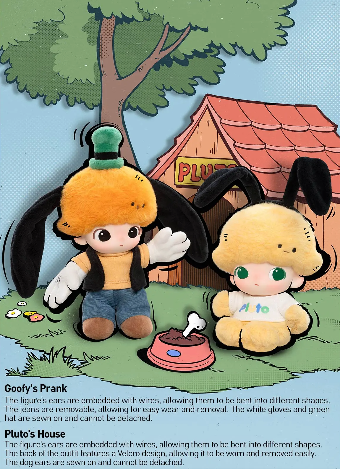 Pop Mart x Dimoo World x Disney Series Vinyl Plush Keychain