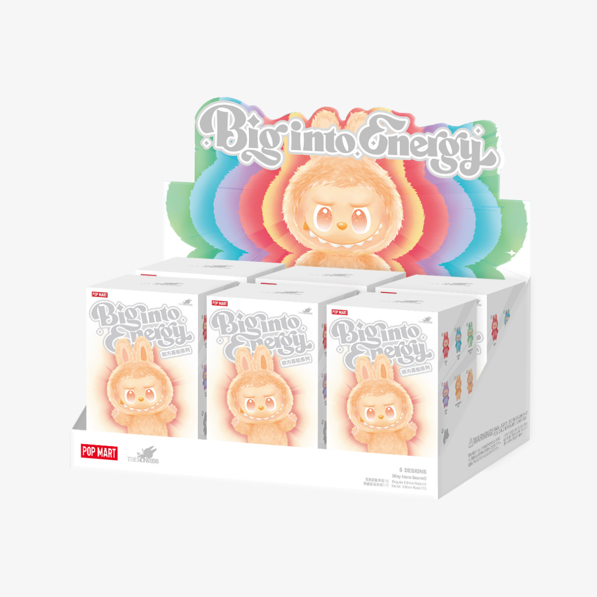 Pop Mart x The Monsters Labubu Big into Energy Vinyl Plush