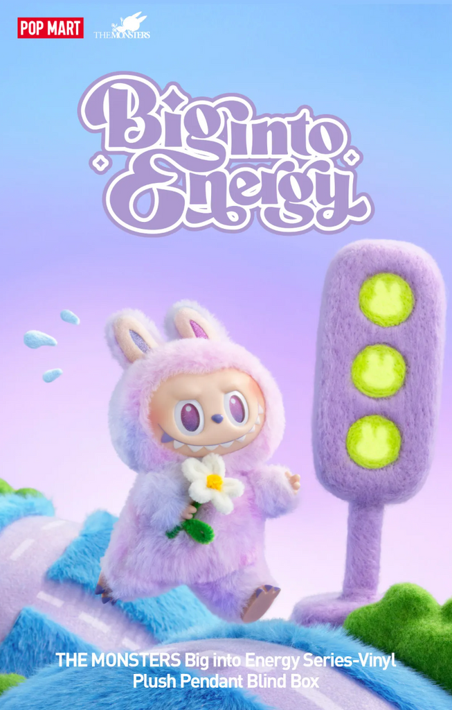 Pop Mart x The Monsters Labubu Big into Energy Vinyl Plush Pop Mart x The Monsters Labubu Big into Energy Vinyl Plush