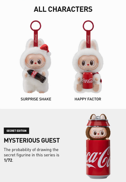 Pop Mart x The Monsters Coca-Cola Series Vinyl Plush (Opened Box)