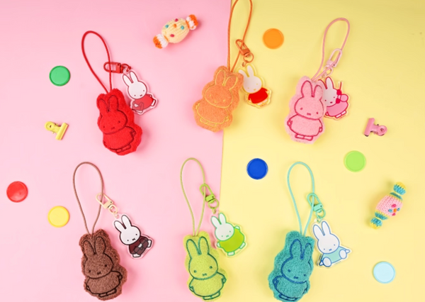 Reesee x Miffy Plush Pendant Dopamine