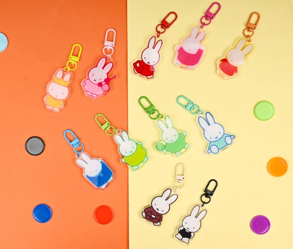 Reesee x Miffy Plush Pendant Dopamine