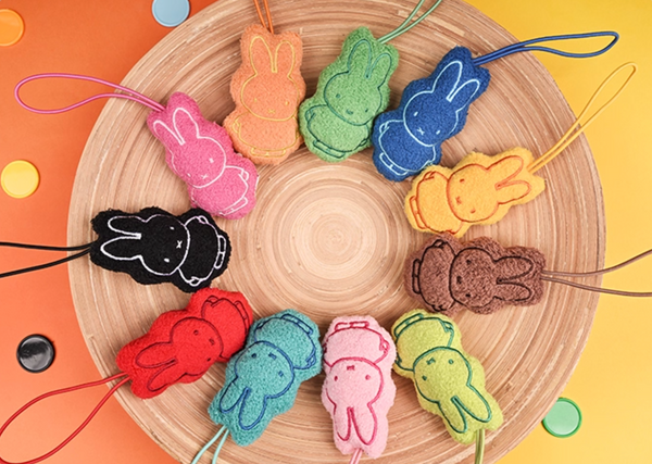 Reesee x Miffy Plush Pendant Dopamine