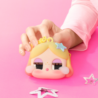 Pop Mart x Crybaby Shiny Shiny Series Earphone Case - Gold