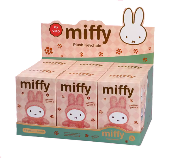 [Pre-Order, Ships Oct 2025] Vipo x Miffy Macaron Plush Series 2 - Standing Position