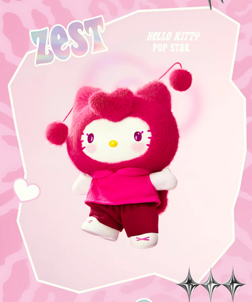 [Pre-Order, Ships Oct 2025] Miniso x Sanrio Hello Kitty Pop Star Vinyl Plush