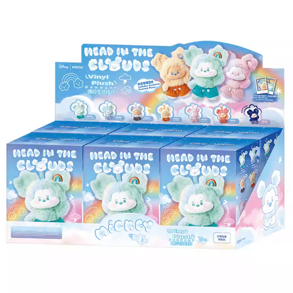 Miniso x Disney Mickey Mouse Head In The Clouds Vinyl Plush