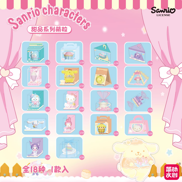 Jandoon x Sanrio Characters Dessert Mini Figures
