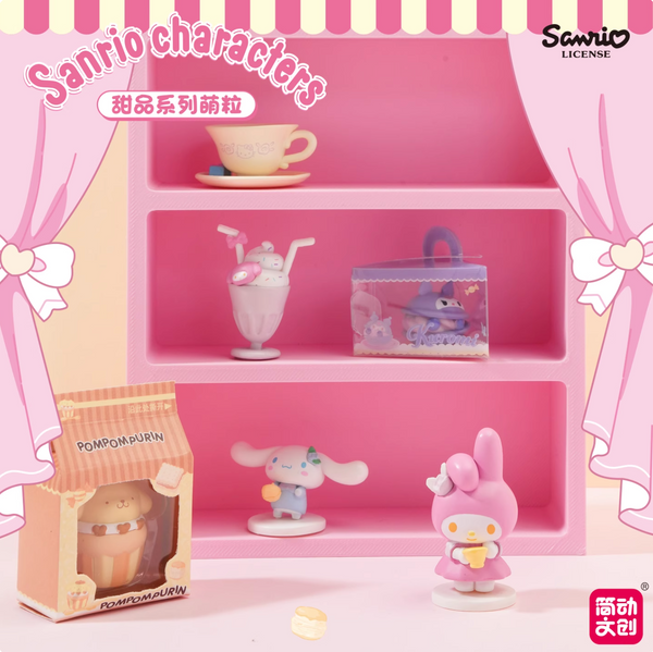 Jandoon x Sanrio Characters Dessert Mini Figures