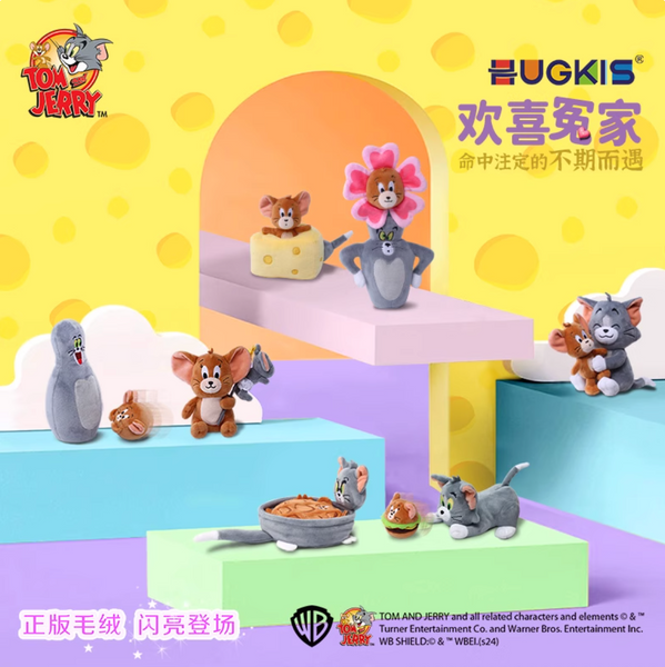 Hugkis x Warnerbros Tom and Jerry Loving Rivals Plush