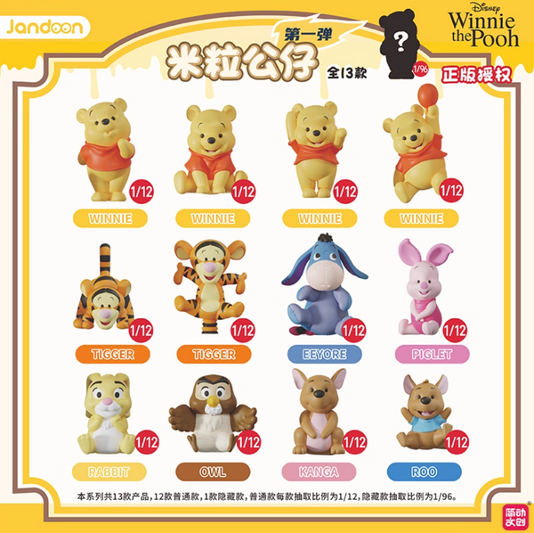 Jandoon x Disney Winnie the Pooh Mini Figures